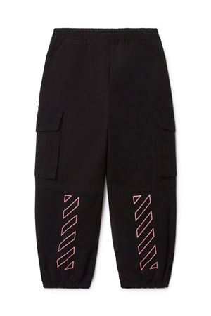 Off Stamp cargo track pants OFF WHITE KIDS | OGCF005F24FAB0011030